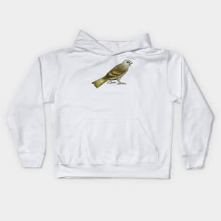 Bird - Canary - Green Kids Hoodie